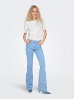 Only Onlmonja S/s Tee Jrs Noos 15320892 T-shirt Korte Mouw White - thumbnail