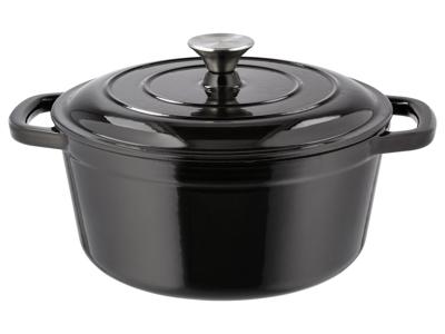 SILVERCREST Gietijzeren pan 26 cm 5,1 L (Zwart)