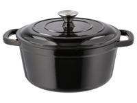 SILVERCREST Gietijzeren pan 26 cm 5,1 L (Zwart) - thumbnail