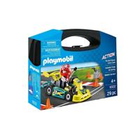 PLAYMOBIL Action Go-Kart Racer meeneemkoffer 9322 - thumbnail