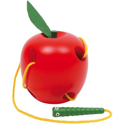 Small Foot houten rijg appel