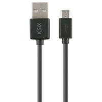 Kabel USB naar Micro-USB Contact 1 m Zwart - thumbnail