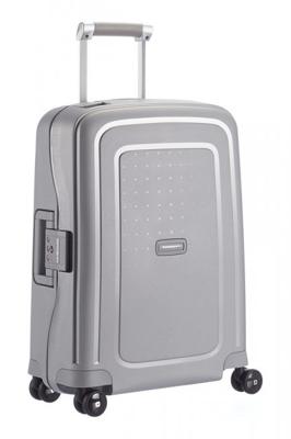 Samsonite S&apos;cure Spinner 55cm Zilver