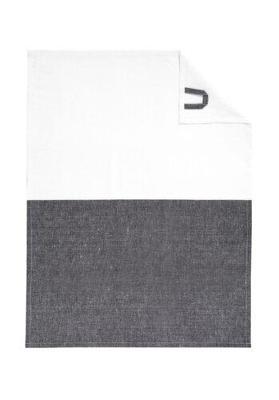 Cawö Cawö Duo Cuisine Theedoek 50/70 schwarz/weiss