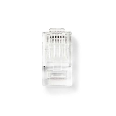 Netwerkconnector | RJ45 Male - Voor Solid Cat5 UTP-Kabels | 10 Stuks | Transparant