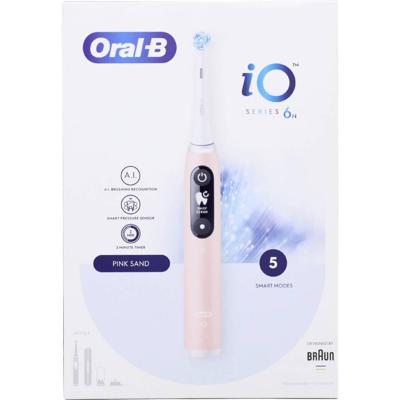 Oral-B iO Series 6n Pink Sand 8700216011419 Elektrische tandenborstel Oral-B iO Series 6n Pink Sand 8700216011419 Elektrische tandenborstel