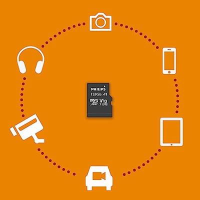 Geheugenkaart Philips micro SDXC Class 10 UHS-I U1 128GB