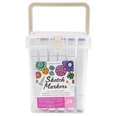 American Crafts • sketch markers dual tip value pack