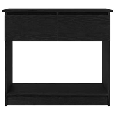 Wandtafel met lades 85,5x38,5x74,5 cm zwart