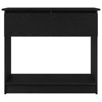 Wandtafel met lades 85,5x38,5x74,5 cm zwart - thumbnail