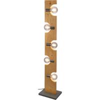 LED Vloerlamp Antiek Nikkel - 5 Lichtpunten - Aluminium E27 Fitting - thumbnail