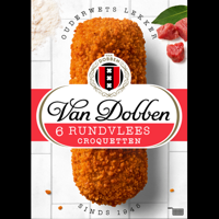 Van Dobben Rundvlees Croquetten 6 x 80 g bij Jumbo - thumbnail