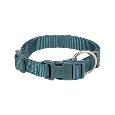 Trixie halsband hond premium petrol blauw
