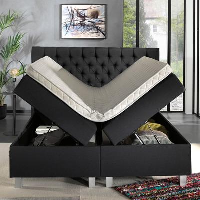 Dreamhouse - Urus Boxspring met opbergruimte - Antraciet - 140 x 200 / zonder montage