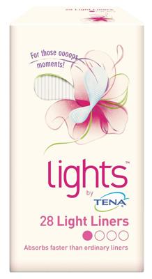 TENA Lights Inlegkruisjes Light Gevoelige Huid