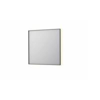 Spiegel INK SP32 80x4x80 cm Incl. Indirect LED-Verlichting Rondom en Spiegelverwarming Mat Zwart - thumbnail