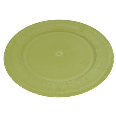 HBX decoratie bord groen 33 cm | 12 stuks