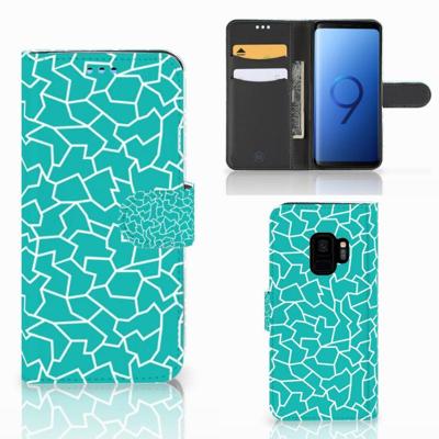 Samsung Galaxy S9 Hoesje Cracks Blue Samsung Galaxy S9 Hoesje Cracks Blue