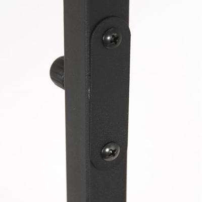 Steinhauer VloerlampStang zwart met bamboe kap - 3705ZW
