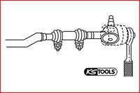 KS Tools 460.1820 NFZ spoorstangkop speciale steeksleutel, 115 mm - thumbnail