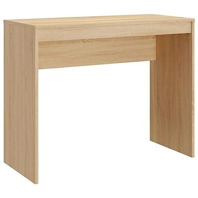 VidaXL Bureau 90x40x72 cm bewerkt hout sonoma eikenkleurig VidaXL Bureau 90x40x72 cm bewerkt hout sonoma eikenkleurig