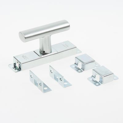 Nemef krukespagnolet - 7E/34 - voor staaf 7 mm - geëloxeerd F1 - 7E34kruis