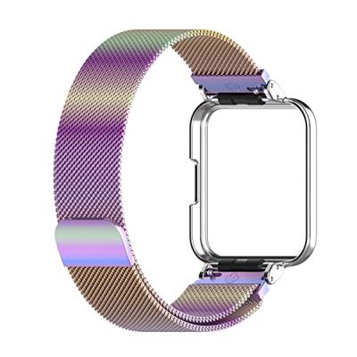 By Qubix - Milanese bandje met case - Multicolor - Xiaomi Redmi Watch 2 (Lite)