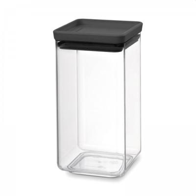 Brabantia Tasty+ voorraadbus 1.6 liter donkergrijs Brabantia Tasty+ voorraadbus 1.6 liter donkergrijs
