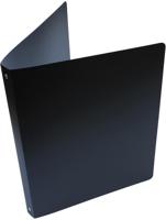 Alpha ringmap, voor ft A4, uit PP, 4 ringen van 16 mm, zwart - thumbnail