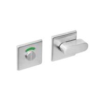 Rozet WC vierkant roestvaststaal geborsteld - thumbnail