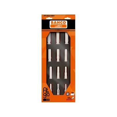 Bahco Foaminlay Fit&Go 1/3 met lange doppen en toebehoren 1/2" - 12-delig - retailverpakking - FF1E2215EH