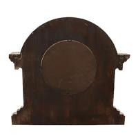 Clayre & Eef Spiegel 89x8x82 cm Beige Bruin Glas Hout Rond - thumbnail