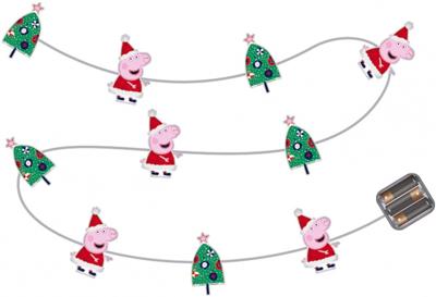 LED-lichtkrans Peppa Pig Cosy corner 165 cm