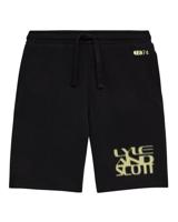 Lyle & Scott zomer sweat short jongens - Jet zwart - Formation Blur Graphic - thumbnail
