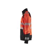 Blåkläder Sweatshirt halve rits High-Vis 35562528 | High-Vis Rood/Zwart | Maat XS - 7330509623541 - thumbnail