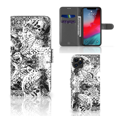Telefoonhoesje met Naam Apple iPhone 11 Pro Max Skulls Angel Telefoonhoesje met Naam Apple iPhone 11 Pro Max Skulls Angel