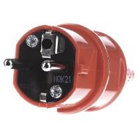 MENNEKES 10837 Stekker met randaarde Kunststof 230 V Oranje IP44