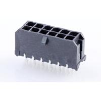 Molex 430451213 Male header, inbouw (standaard) Totaal aantal polen: 12 Rastermaat: 3 mm Inhoud: 1 stuk(s) Tray - thumbnail