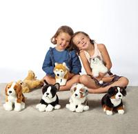 Beagle Hond Knuffel - GIPSY TOYS - Zittend, 25 cm - thumbnail