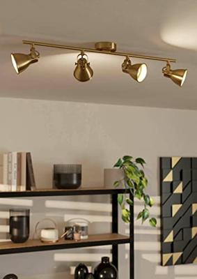 Eglo Messing plafondspotSeras 4x GU10 - 900173