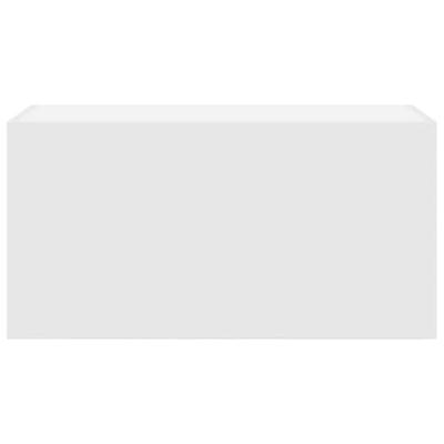 Badkamerwandkast 60x25x30 cm bewerkt hout wit