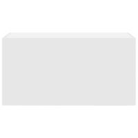 Badkamerwandkast 60x25x30 cm bewerkt hout wit - thumbnail