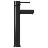 VidaXL Badkamermengkraan 12x30 cm zwart - thumbnail