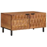 Salontafel Bruin 80 x 50 x 40 cm Massief Mango Hout - thumbnail