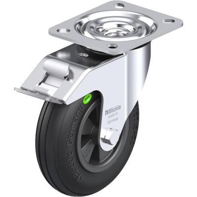 Blickle L-VWPP 125G-FI Zwenkwiel met rem Wieldiameter: 125 mm Draagvermogen (max.): 50 kg 1 stuk(s) Blickle L-VWPP 125G-FI Zwenkwiel met rem Wieldiameter: 125 mm Draagvermogen (max.): 50 kg 1 stuk(s)