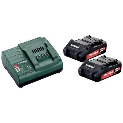 Metabo 685161000 Basic-Set 2 x 2.0 Ah Gereedschapsaccu 18 V 2.0 Ah Li-ion
