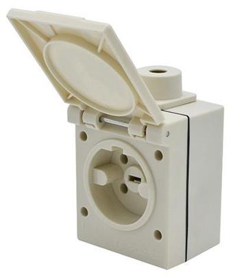 Enzo Perilex opbouw stopcontact | 16A SWD IP44 Power - 4052914 Enzo Perilex opbouw stopcontact | 16A SWD IP44 Power - 4052914