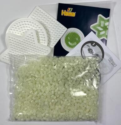 Hama 3414 Glow In Dark Strijkkralenset 1500 Stuks Hama 3414 Glow In Dark Strijkkralenset 1500 Stuks