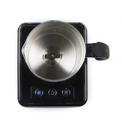DOMO DO717MF Melkopschuimer RVS, Zwart 650 W