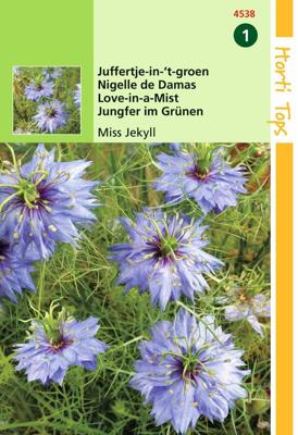 Zaden Nigella Juffertje-in-het-groen Miss Jekyll blauw Hortitops - Hortitops Zaden Nigella Juffertje-in-het-groen Miss Jekyll blauw Hortitops - Hortitops